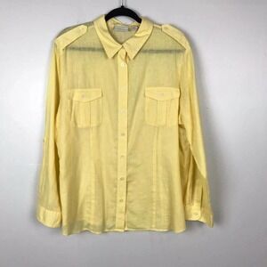 Chico's Simi Sheer Long Sleeve Lagenlook Top 3